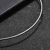 Non-Tarnish Casual Style 304 Stainless Steel Choker Necklaces STAS-O037-02P-3