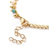 Natural Baroque Pearl Keshi Pearl Link Bracelets BJEW-JB05803-05-3