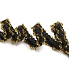 Polyester Wavy Lace Trim OCOR-K007-09A-2