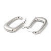 Non-Tarnish 304 Stainless Steel Hoop Earrings for Women EJEW-Z026-33P-2