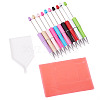 10Pcs 10 Colors ABS Plastic Nail Art Rhinestones Pickers Beadable Pens DIY-TA0014-97-2