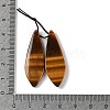 2Pcs Natural Tiger Eye Pendants G-A228-03F-3