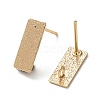 Brass Stud Earring Findings KK-G474-12G-2