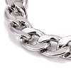 304 Stainless Steel Curb Chains Bracelets BJEW-JB06273-4
