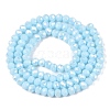 Electroplate Glass Beads Strands LS-EGLA-A044-P3mm-B06-3