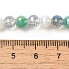 Electroplate Glass Beads Strands EGLA-C007-01D-4