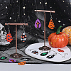 DIY Halloween Teardrop Iron Dangle Earrings Making Kit DIY-SC0025-65-4