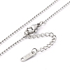304 Stainless Steel Ball Chain Necklaces NJEW-JN03565-7