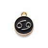 Alloy Enamel Pendants ENAM-S124-01B-08D-2