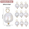 CHGCRAFT 10Pcs Natural Freshwater Pearl Pendants FIND-CA0009-02C-2