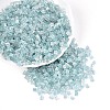 Transparent Inside Colours Glass Seed Beads SEED-T007-13M-1-3