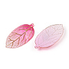 Printed Translucent Acrylic  Pendants OACR-T028-24-2