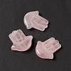 Natural Rose Quartz Cabochons G-E579-04J-2