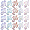 24Pcs 6 Colors Bubble Style Transparent Acrylic Pendants MUSH-SC0001-01-1