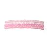 4Pcs Rondelle Glass Seed Beaded Stretch Bracelet Sets BJEW-JB10420-1