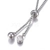 304 Stainless Steel Pendant Necklaces NJEW-P252-07P-2