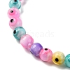 Handmade Evil Eye Lampwork Beads Strands LAMP-G164-09B-3