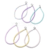 6Pcs 6 Color Glass Seed Beaded Necklaces Set with 304 Stainless Steel Clasps NJEW-JN04380-1