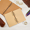 3-Ring Iron Loose Leaf Book Binder Hinged Rings AJEW-CP0009-48A-4