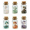 Transparent Glass Wishing Bottle Decoration AJEW-JD00011-1