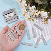 40Pcs 201 Stainless Steel Pendants STAS-DC0016-30A-3