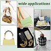 WADORN 4Pcs 4 Colors Imitation Stone Acrylic Boston Link Chains Bag Straps FIND-WR0005-21-6