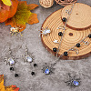 18Pcs 3 Colors Halloween Rack Plating Alloy Pendants FIND-TA0002-05-17