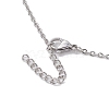 304 Stainless Steel Cable Chains Necklaces NJEW-JN04713-01-4
