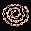 Handmade Opaque Acrylic Coffee Bean Chains CHAC-ZX0001-01H-2