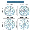 Waterproof PVC Colored Laser Stained Window Film Static Stickers DIY-WH0314-106-2