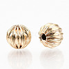 Brass Corrugated Beads KK-N231-211-NF-2