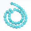 Natural White Jade Bead Strands G-R297-10mm-45-2