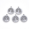 304 Stainless Steel Pendants X-STAS-N092-09-1