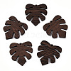 Natural Wenge Wood Pendants WOOD-T023-49A-01-1