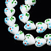 Handmade Bumpy Lampwork Beads Strands LAMP-N029-011F-3