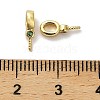 Brass Micro Pave Cubic Zirconia Cup Pearl Peg Bails Pin Pendants KK-S397-01B-3