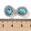 Synthetic Turquoise Sew on Rhinestone KK-P283-02B-P-3