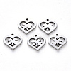 Non-Tarnish 201 Stainless Steel Charms STAS-N092-82-1