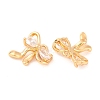 Brass Micro Pave Cubic Zirconia Charms KK-S389-03G-04-2