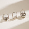 3Pcs Alloy Finger Rings Sets WG7802C-04-4