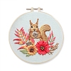 DIY Squirrel Pattern Embroidery Kits for Beginners PW-WGCF8D7-01-2