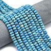 Dyed Natural Map Stone Beads Strands G-P575-A21-8x5mm-03-1