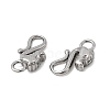 304 Stainless Steel Hook Clasps STAS-Z179-06P-2