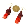 Colorful Tassel Pendants Dangle Earrings for Women EJEW-JE06108-3