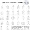 201 Stainless Steel Pendants STAS-UN0012-78P-6