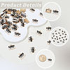 60Pcs Alloy Enamel Piano Charms FIND-SC0021-63-6