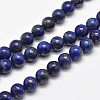 Natural Lapis Lazuli Round Bead Strands G-E262-01-12mm-1