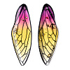 Transparent Epoxy Resin Big Pendants RESI-T046-01I-2