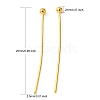 Brass Ball Head pins KK-R020-06G-2