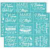 Self-Adhesive Silk Screen Printing Stencil DIY-WH0338-279-1